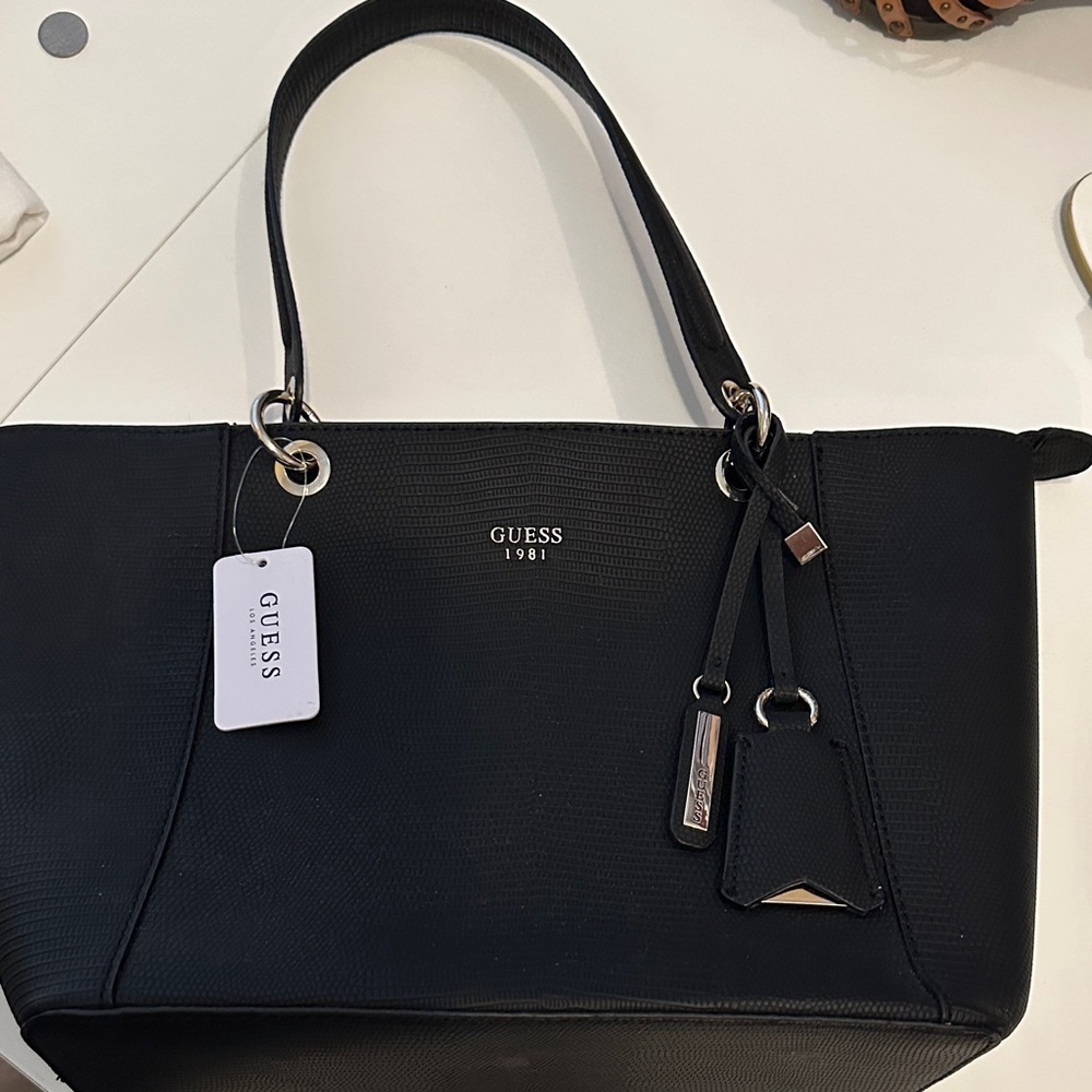 Guess Elegant Black Tote Bag